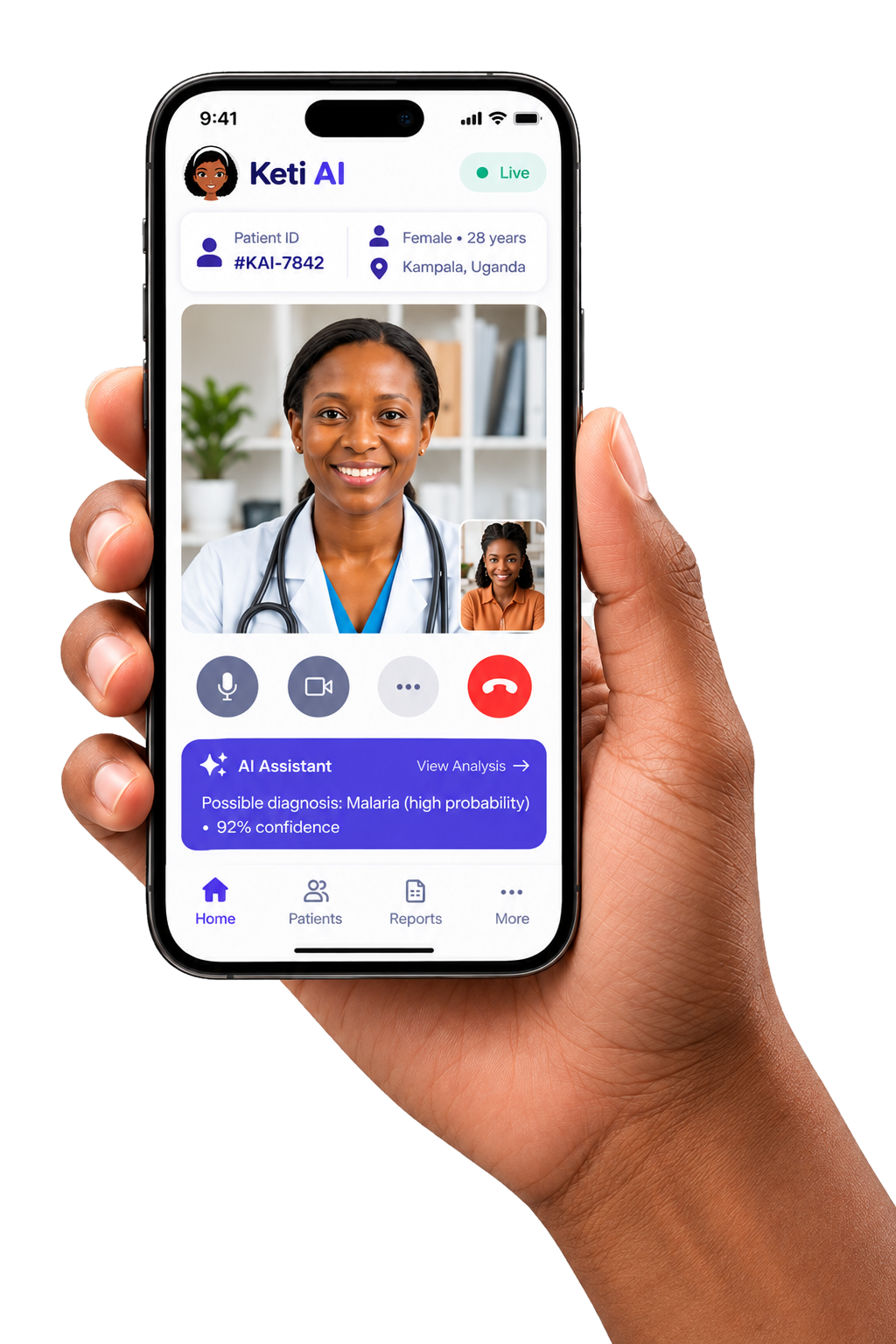 Keti AI Telemedicine Call